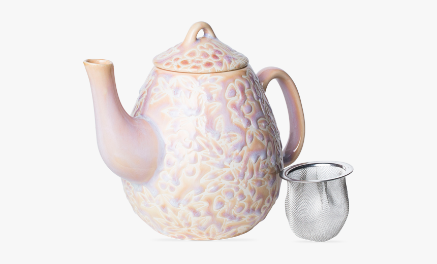 Pearl Drip Teapot Small Pink - Teapot, HD Png Download