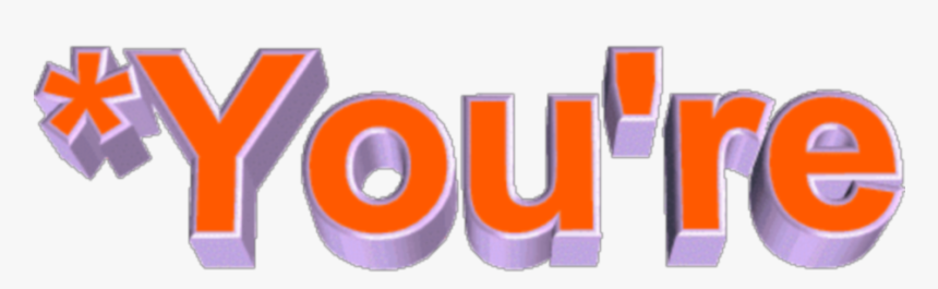 You Re Grammar Gif, HD Png Download