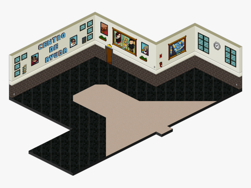 Piso Listo - Habbo Background Ad Mansion, HD Png Download