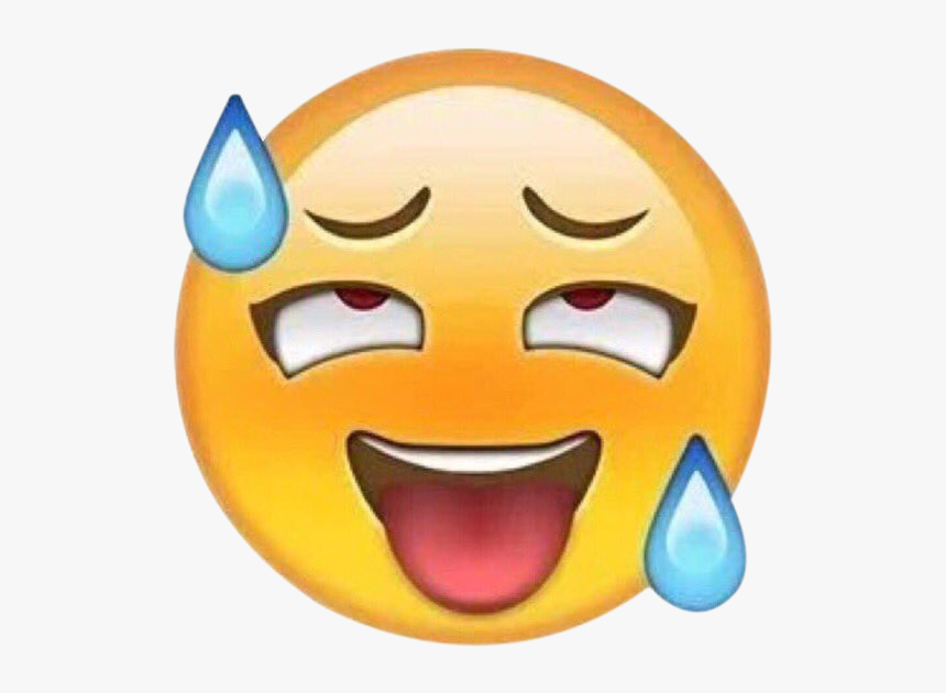 Ahegao Emoji, HD Png Download