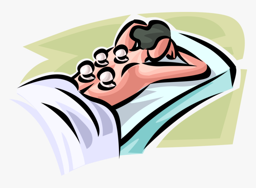 Vector Illustration Of Hot Stone Massage Uses Smooth - Hot Stone Massage Vector Png, Transparent Png
