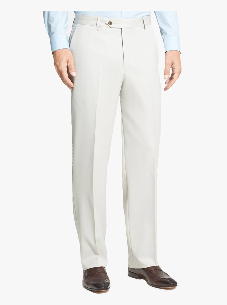 Mens Flat Front Pants, HD Png Download