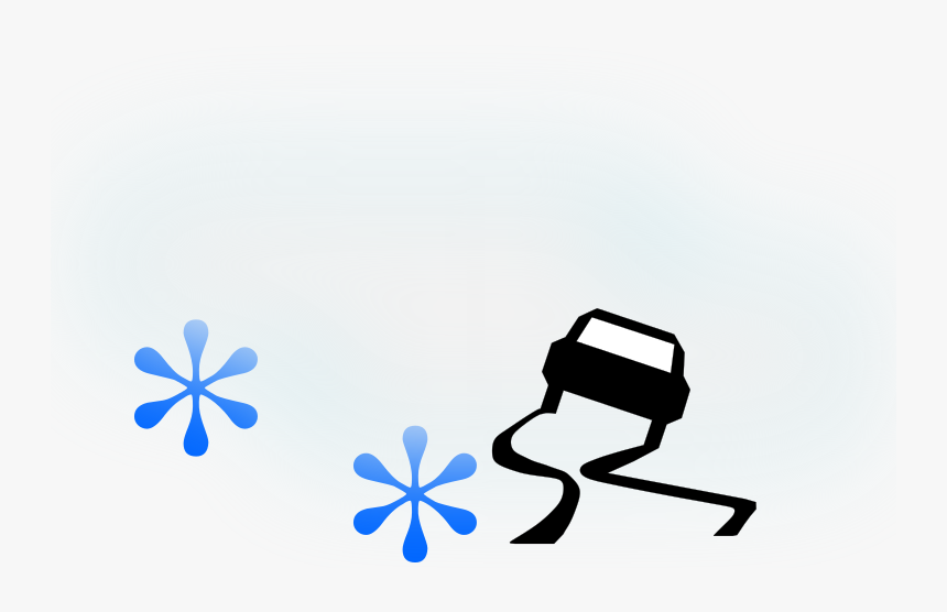 Weather Small Fog Ice - Attention Verglas, HD Png Download