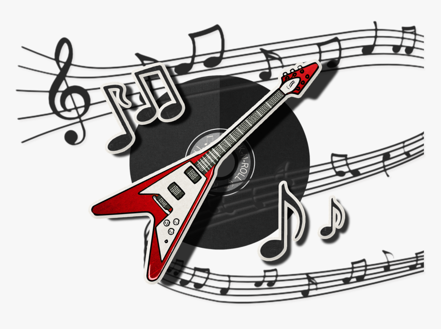 Rock Guitar, Png V - Χρονια Πολλα Με Μουσικη, Transparent Png