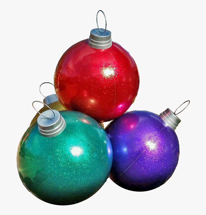 4-ball Giant Ornament Stack - Christmas Ornament, HD Png Download