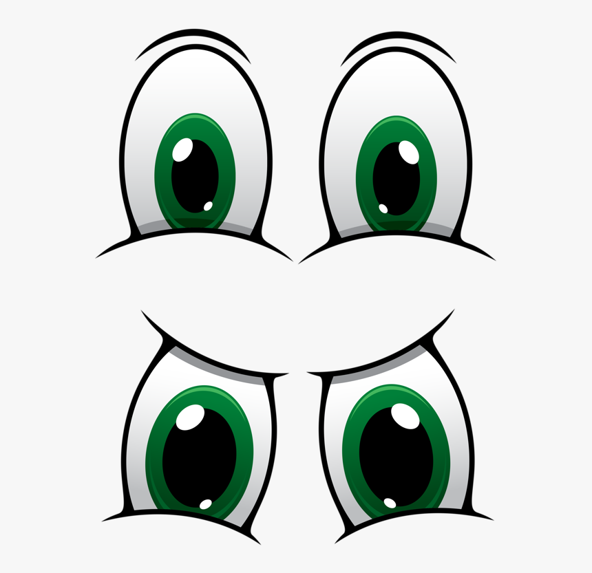 Cute Little Eye Eyes Illustration Facial Expression - Ojos De Payaso Para Imprimir, HD Png Download