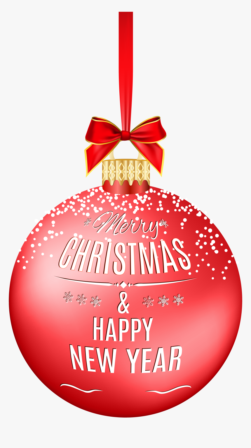 Merry Christmas Ball Transparent - Merry Christmas Ball Png, Png Download