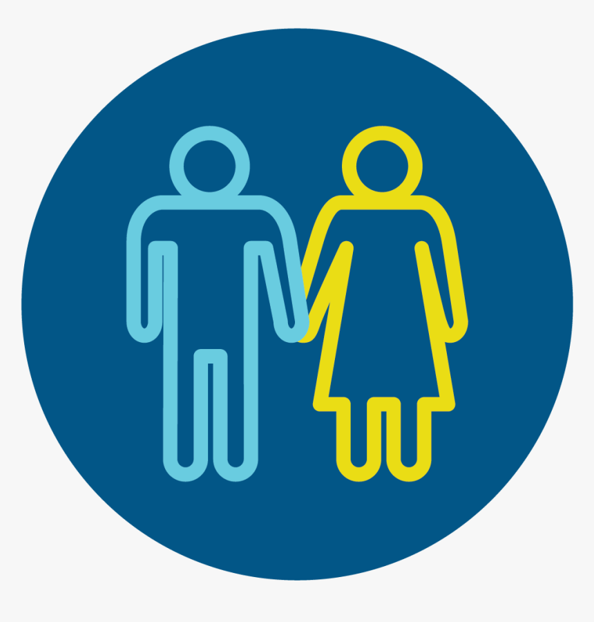 Icon Symbolizing Man And Woman - Illustration, HD Png Download ...