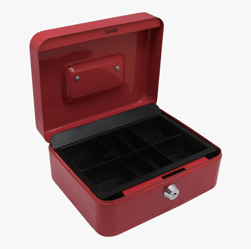 Red Cash Box Transparent Image - Box, HD Png Download