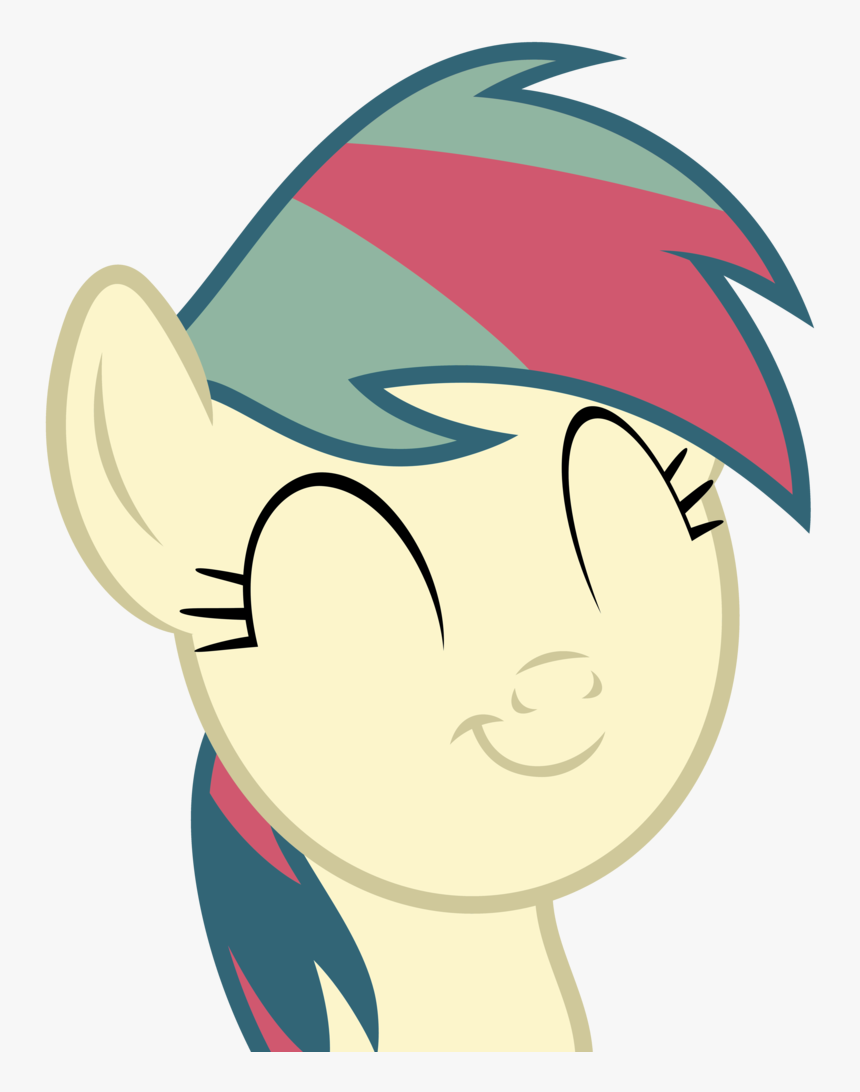 Absurd Res, Bust, Cute, Eyes Closed, Female, Happy, - Cartoon, HD Png Download