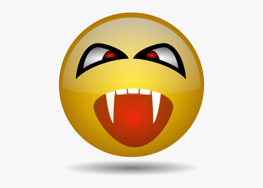 Vampire Smiley - Vampires Emoji, HD Png Download