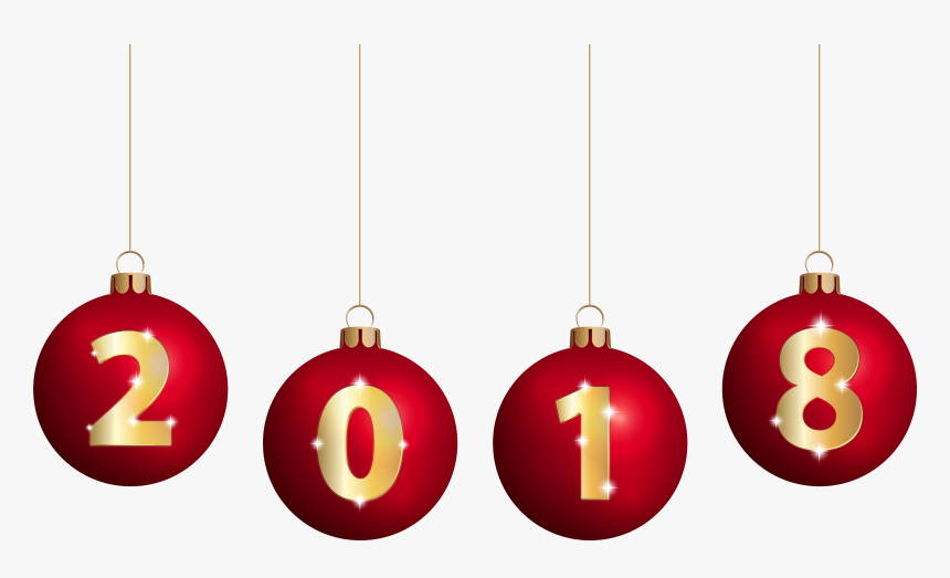 Transparent Red Christmas Ball Png - Christmas Balls Transparent 2018, Png Download