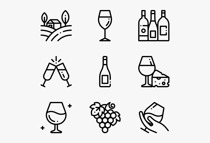 Wine - Wine Picto, HD Png Download
