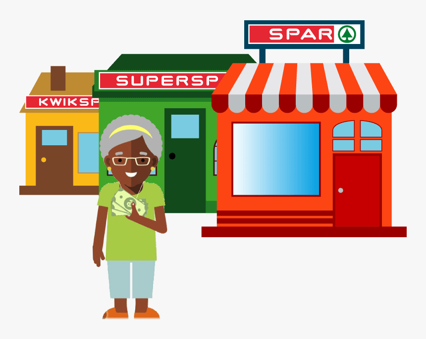 Transparent Person With Money Png - Spar, Png Download