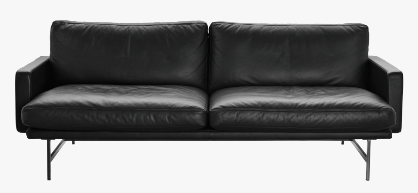 Fritz Hansen Fh Lissoni Sofa Pl112 Black Elegance Leather - Fritz Hansen Lissoni Sofa, HD Png Download
