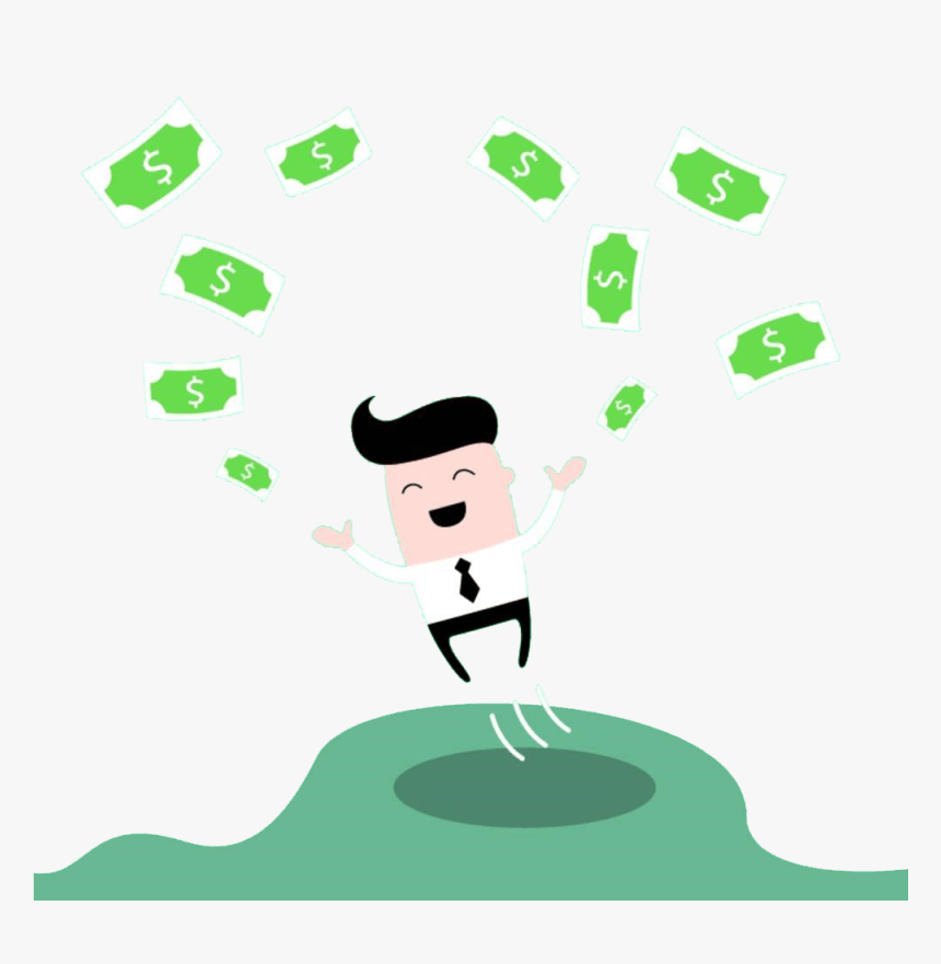 Person With Money Signs Eyes Royalty Free Stock - Illustration, HD Png Download
