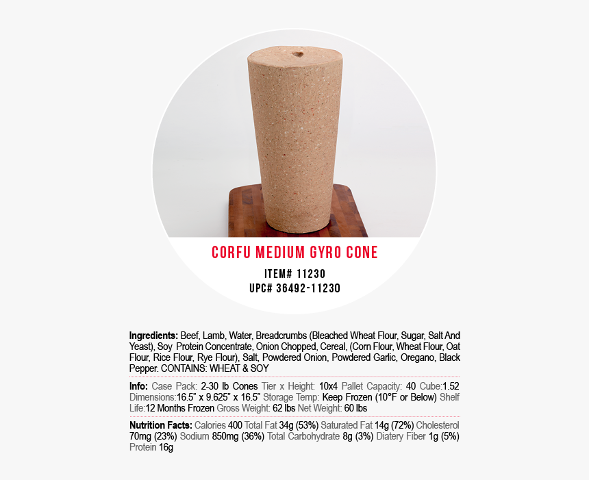 Corfu Gyro Cones Medium - Plywood, HD Png Download