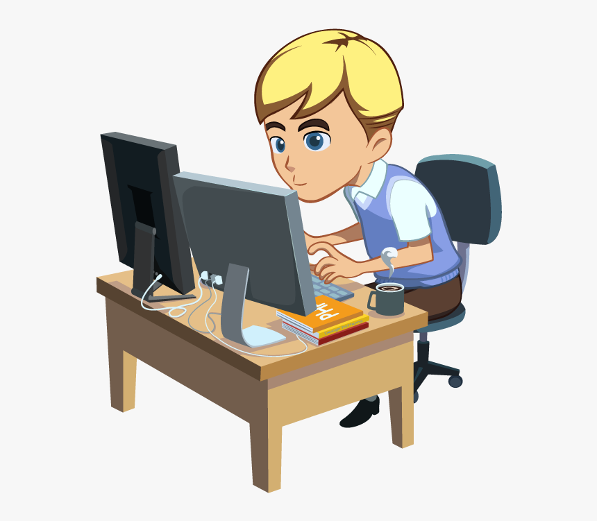 Transparent Designer Clipart - Programmer Cartoon, HD Png Download