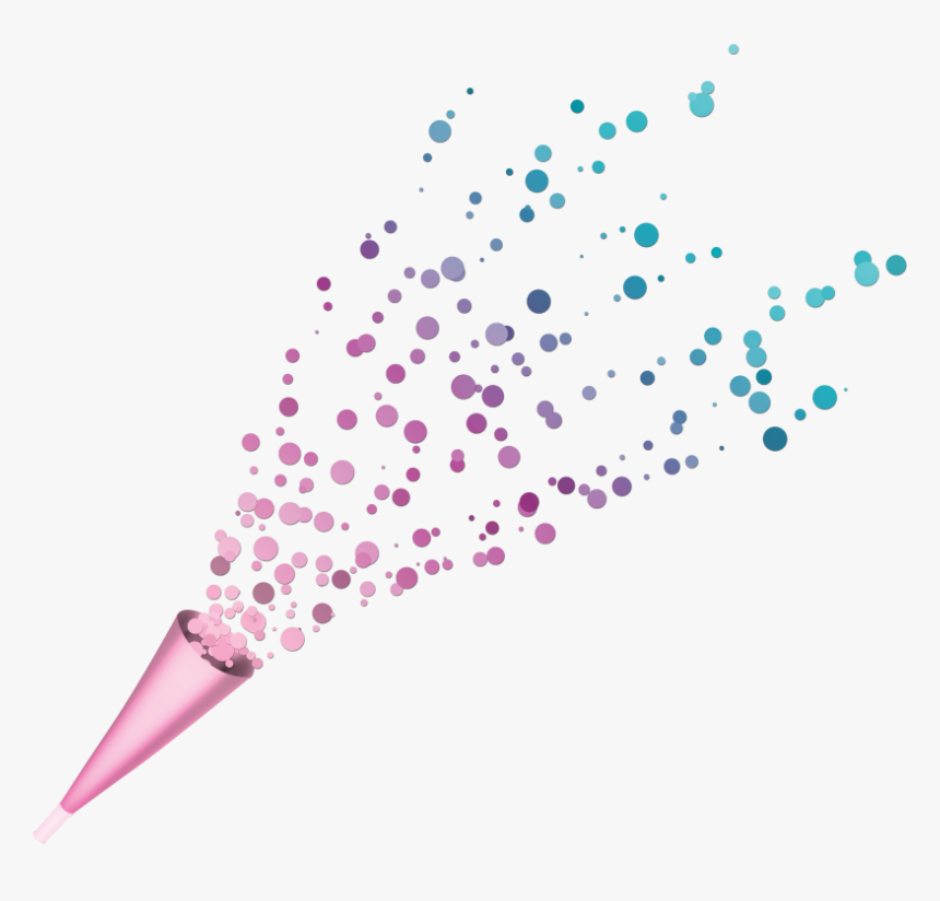#mq #confetti #confettis #dots #colorful #spash - Confetti Cones Clipart, HD Png Download