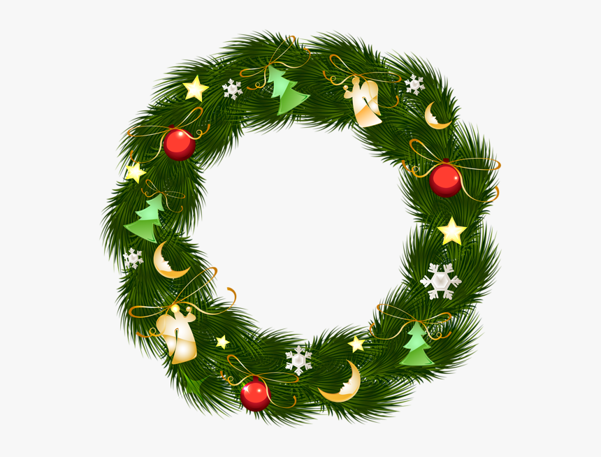 Clipart Green Christmas Decorations, HD Png Download