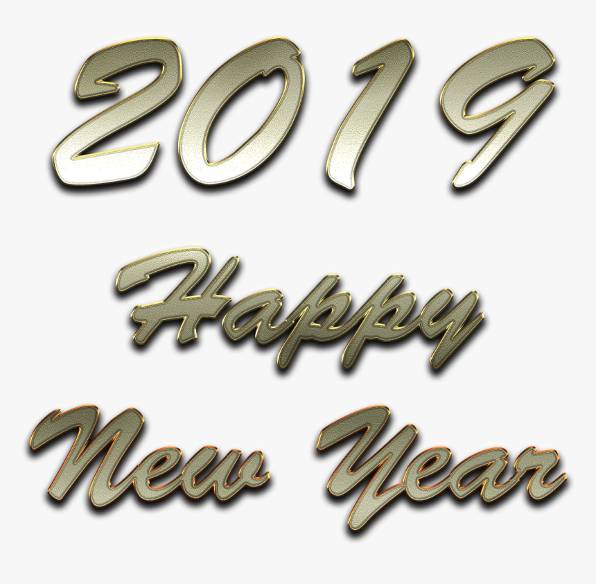 2019 Happy New Year Png File - Volkswagen New Year 2019 Logo, Transparent Png