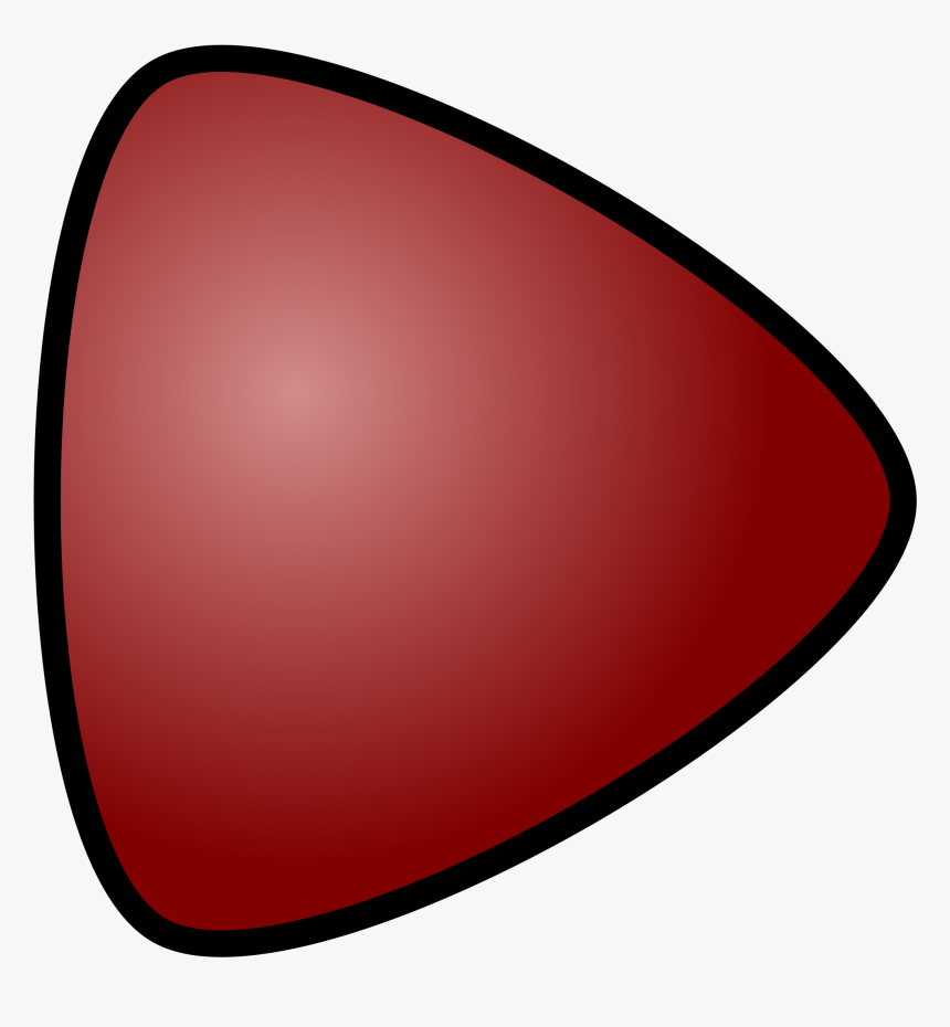 Free Play Button, Red, For Media Player - Кнопка Играть, HD Png Download