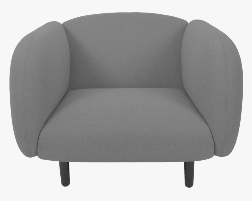 Mora Armchair - Dark Gray - Club Chair, HD Png Download