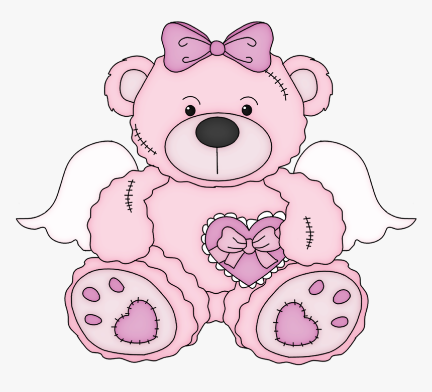 Teddy Bear 2 Image Hd Image Clipart - Pink Teddy Bear Clip Art, HD Png Download