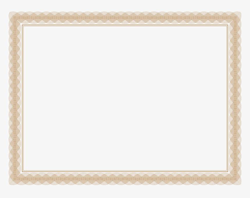 Public Key Certificate - Gold Certificate Border, HD Png Download