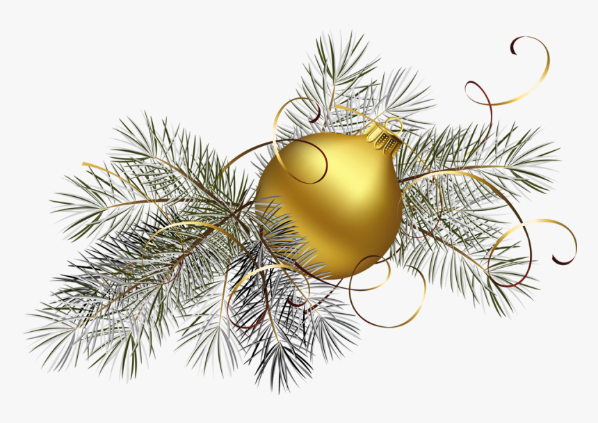 Transparent Christmas Wreath Transparent Background - Gold Christmas Transparent Background, HD Png Download