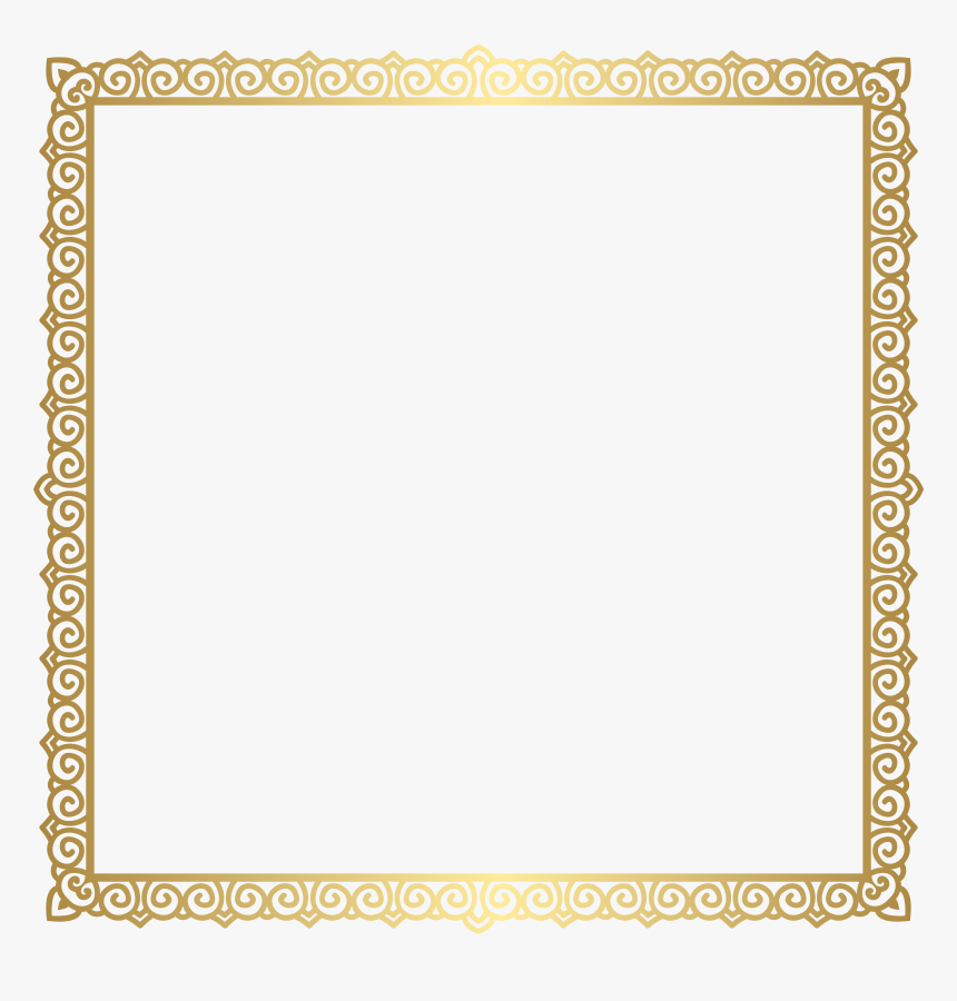 Transparent Border Frame Gold Png Clip Artu200b Gallery, Png Download