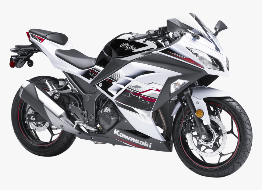 Kawasaki Ninja White Motorcycle Bike Png Image - 2014 Kawasaki Ninja 300 Se, Transparent Png
