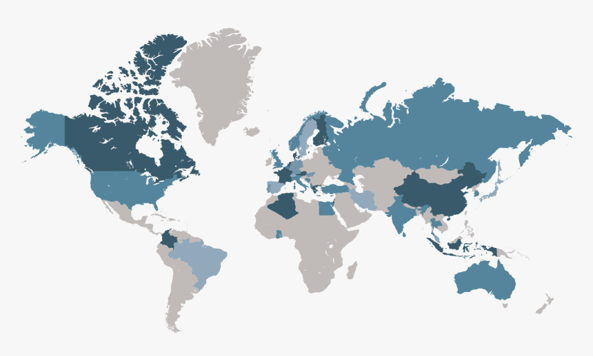 World Map Borders Vector , Png Download - Vesicular Stomatitis Virus Epidemiology, Transparent Png