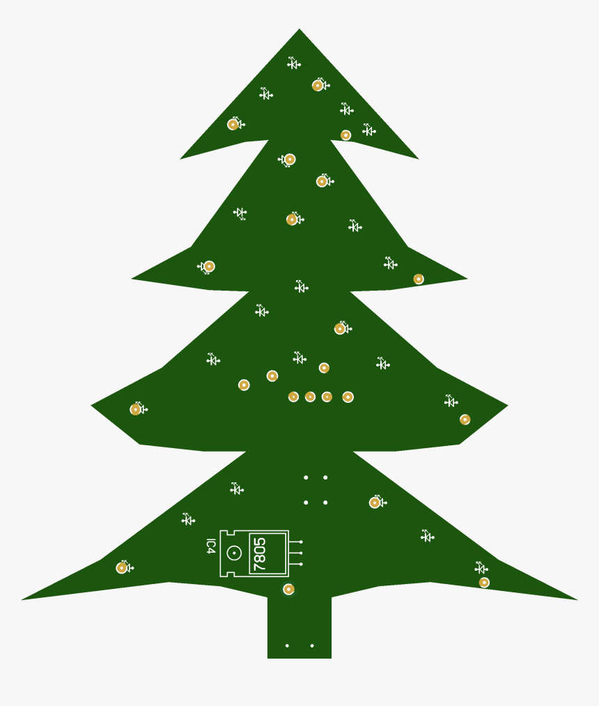 Rajz Karácsonyfa, HD Png Download