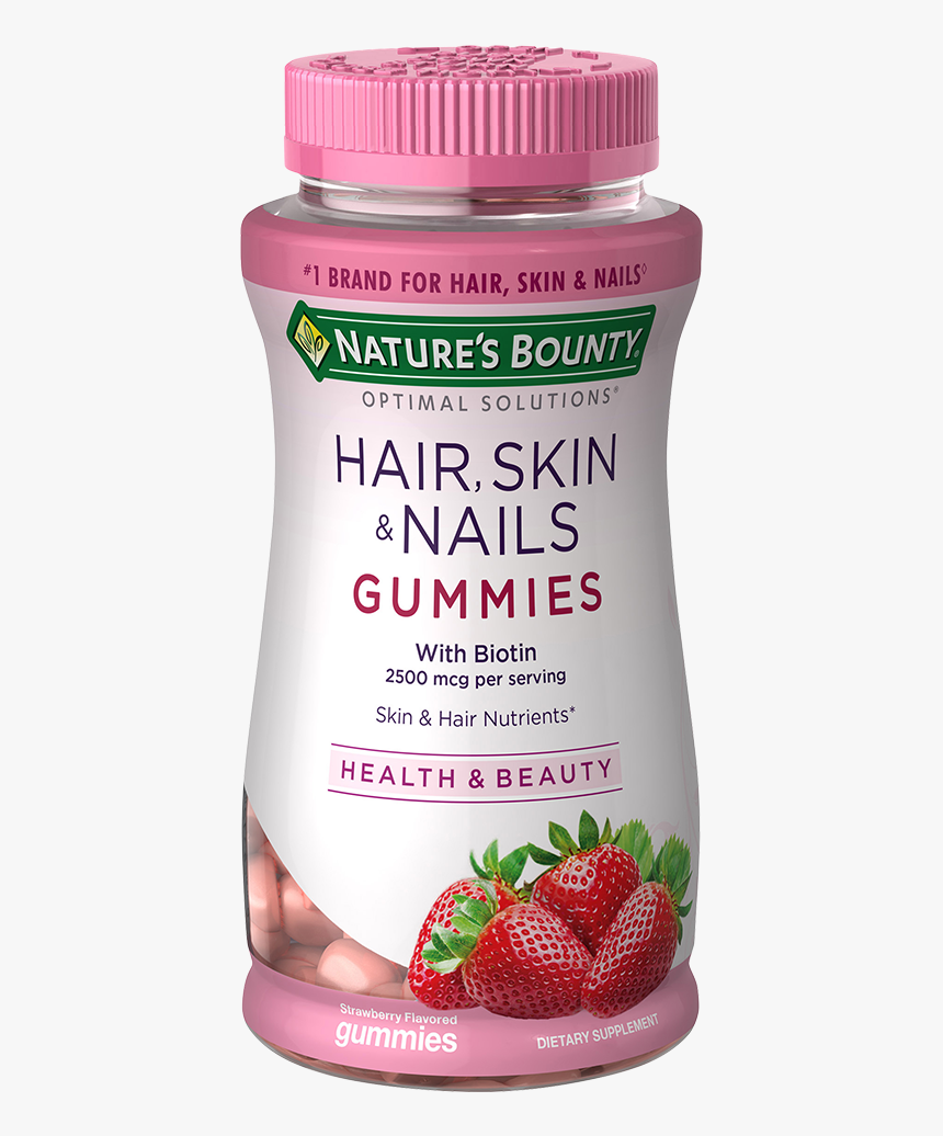 Hair, Skin & Nails - Hair Skin Nails Gummies, HD Png Download