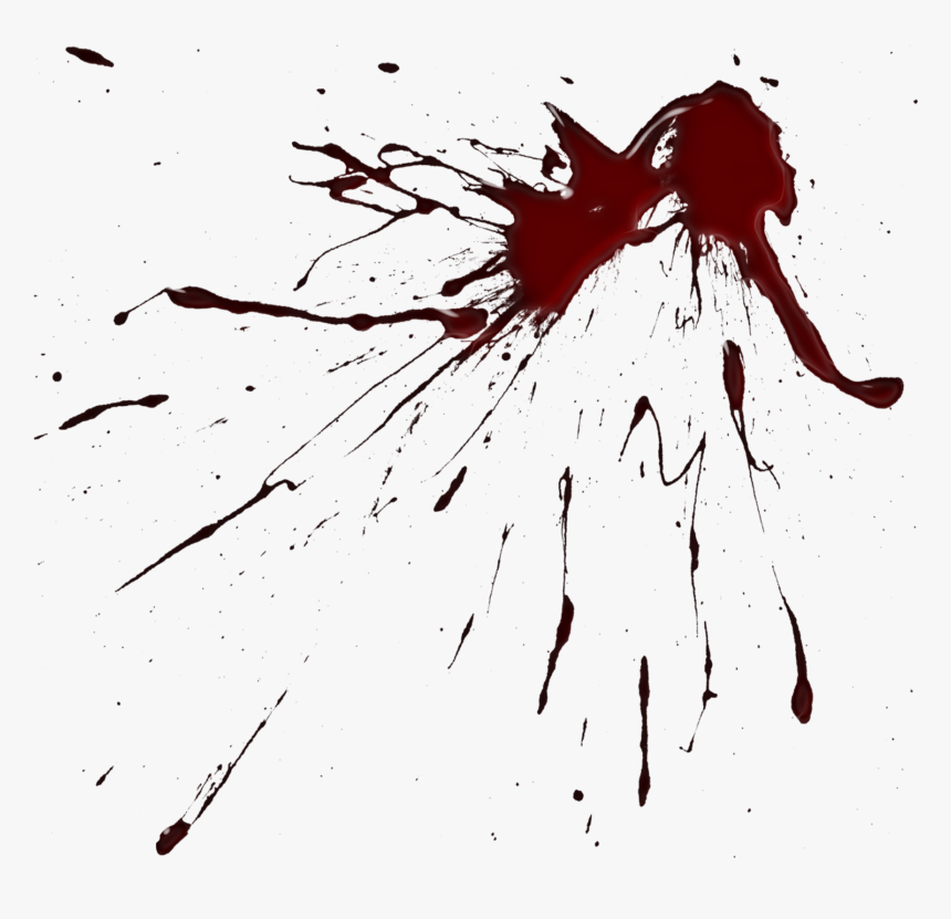 Blood Splatter Clipart Png, Transparent Png