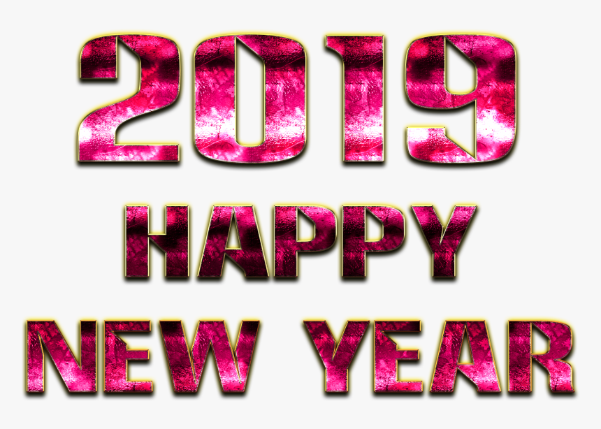 2019 Happy New Year Png, Transparent Png