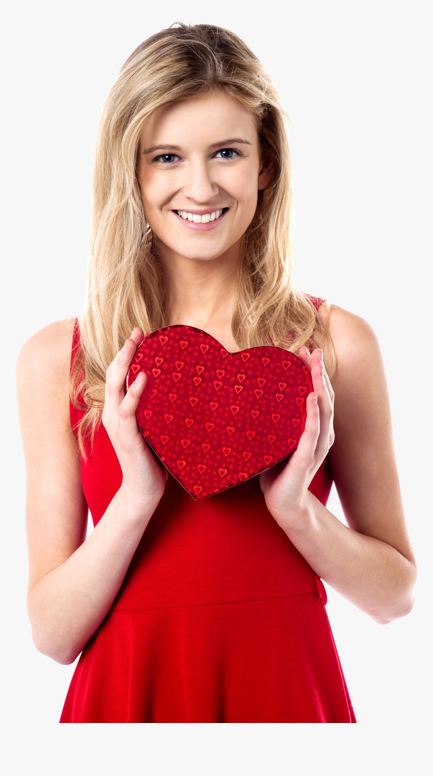 Woman Valentine Png, Transparent Png