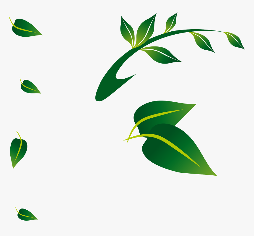 Leaf Floral Png Clipart , Png Download - Floral Leaves Png, Transparent Png