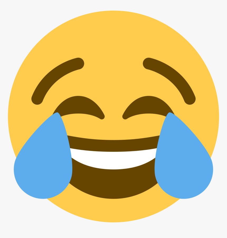 Clip Art Laughing With Tears Emoji - Joy Emoji Twitter, HD Png Download