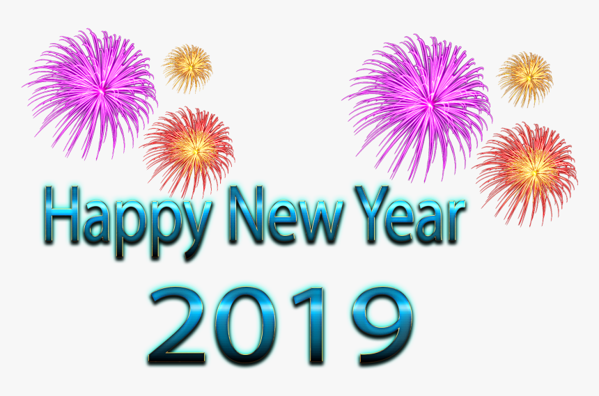 New Year Png Free Pic - Fireworks, Transparent Png
