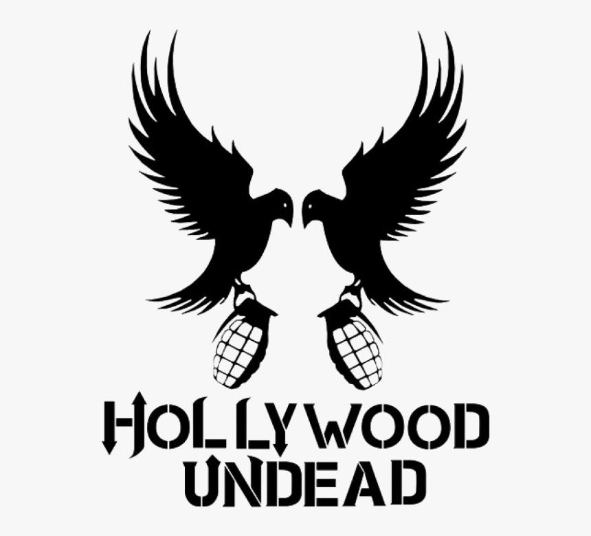 Mikina Hollywood Undead Eagles Black - Hollywood Undead Logo Png, Transparent Png