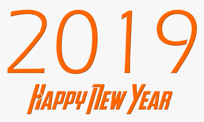 Happy New Year 2019 Gold - Kata Mutiara Tahun Baru 2019, HD Png Download