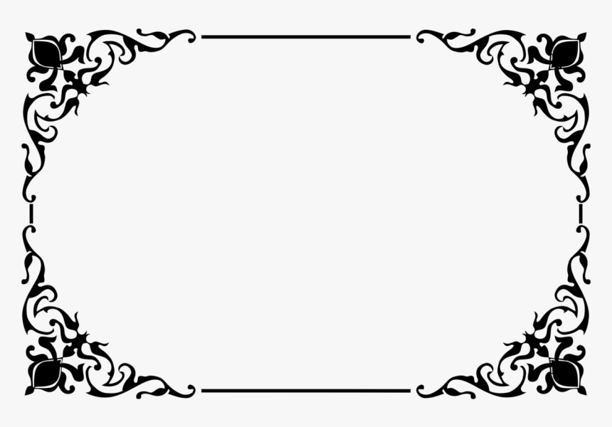 5 2 Decorative Border Png Clipart Frame For Microsoft Office