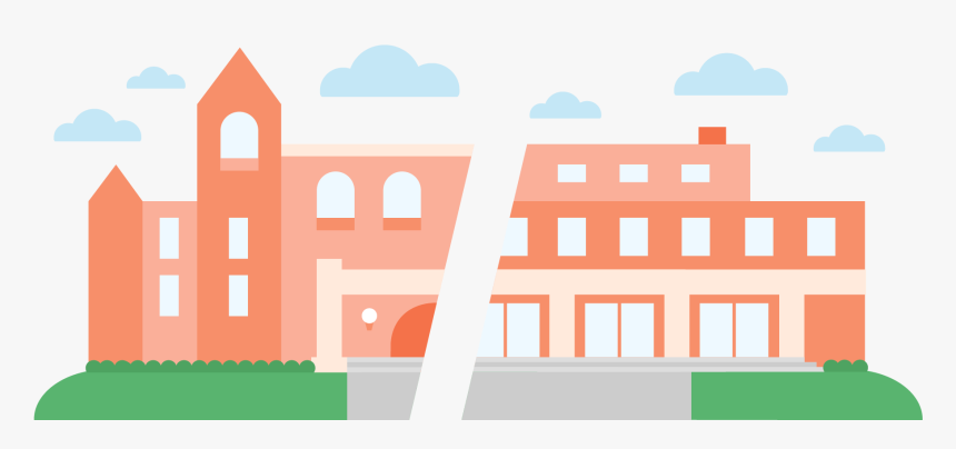 Private Schools Vs - Private And Public Schools, HD Png Download