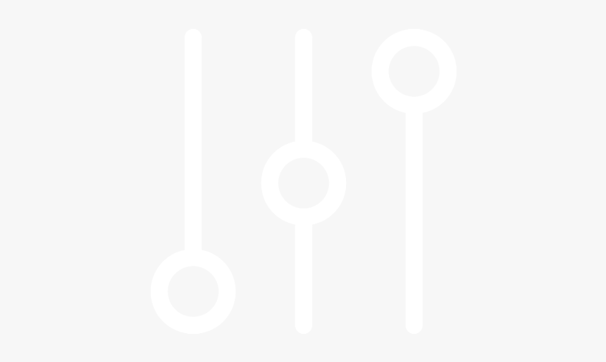 Sliders Icon White - Johns Hopkins White Logo, HD Png Download