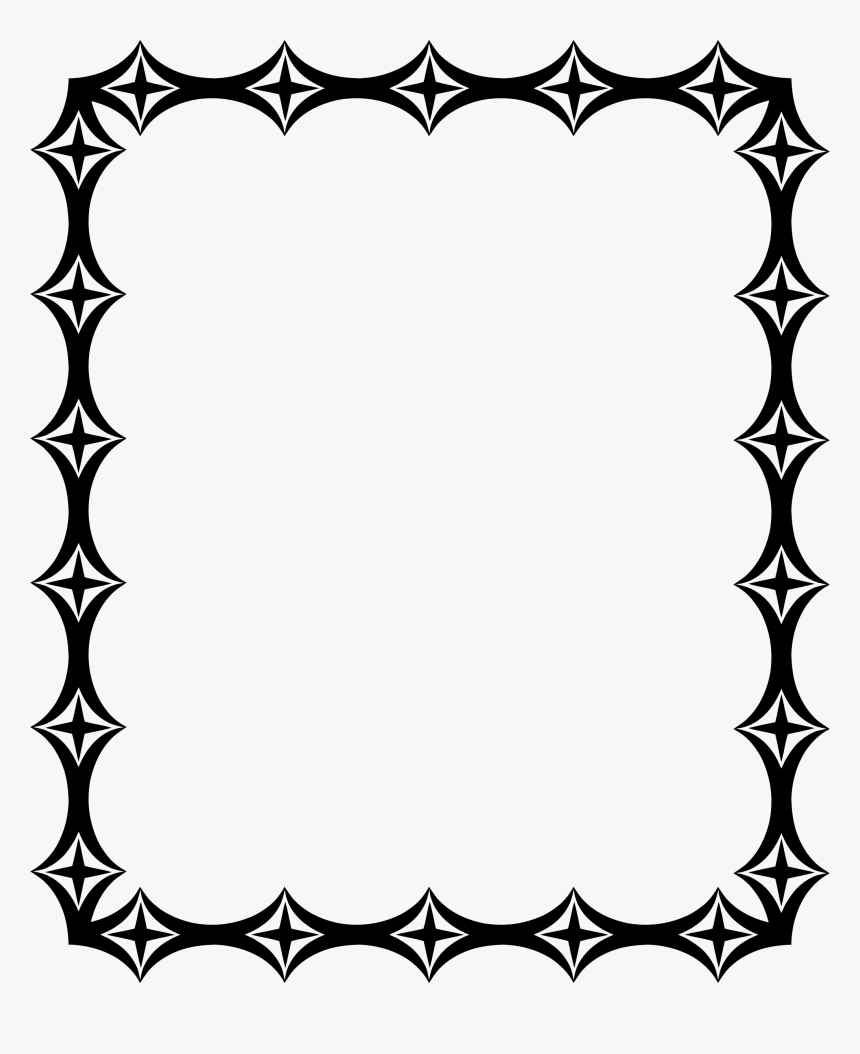 Line Art Borders For Invitation, HD Png Download