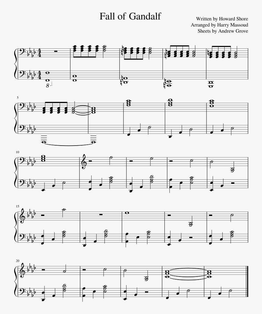 Penny Lane Piano Notes, HD Png Download