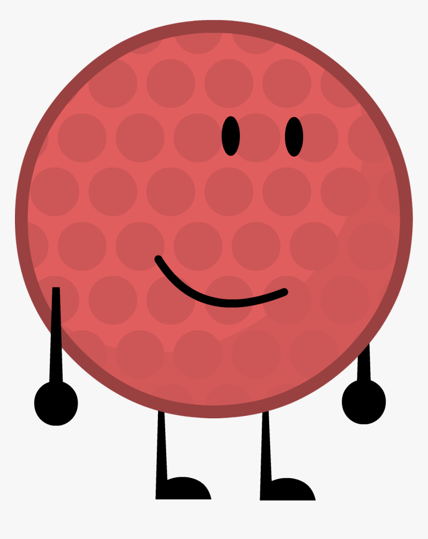 Red Golfball By Brownpen0 - Red Golf Ball Bfdi, HD Png Download