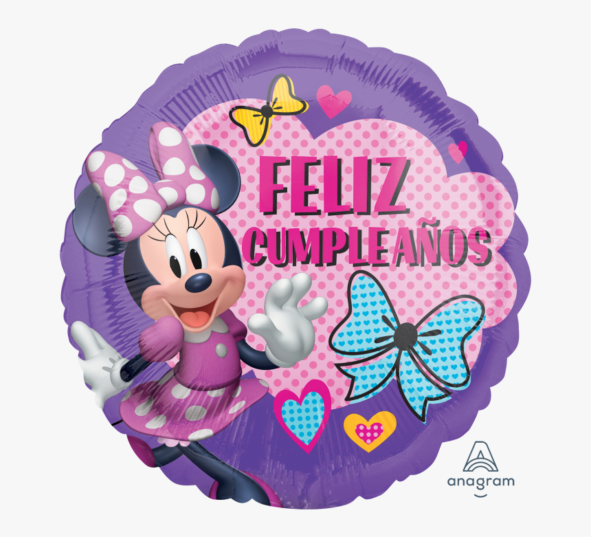 Transparent Feliz Cumple Png - Feliz Cumpleaños Minnie, Png Download